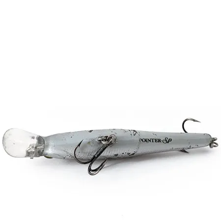 Vintage Lucky Craft Pointer 78, 1/3oz Silver fishing lure #14514