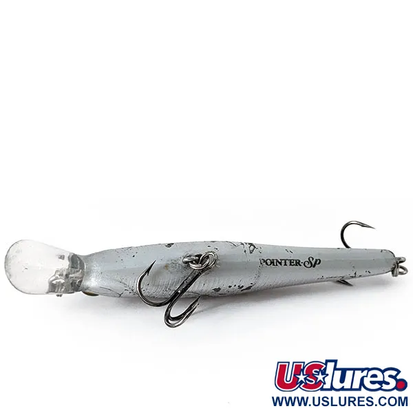 Vintage Lucky Craft Pointer 78, 1/3oz Silver fishing lure #14514