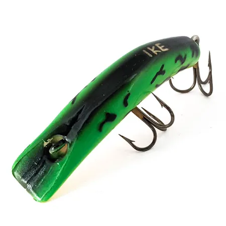 Vintage Lazy Ike , 1/4oz Fire Tiger fishing lure #14515