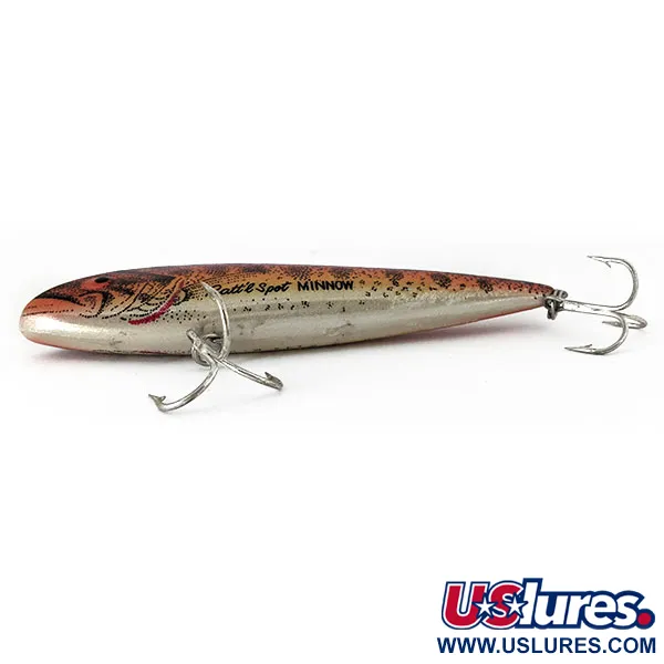 Vintage   Cotton Cordell Ratt'l Spot Minnow, 3/4oz  fishing lure #14517