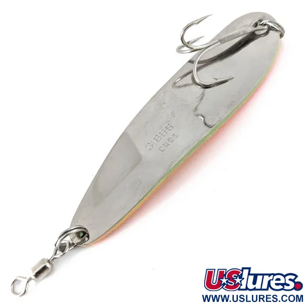 Vintage   Gibbs Croc UV, 2oz Fire Tiger fishing spoon #14533