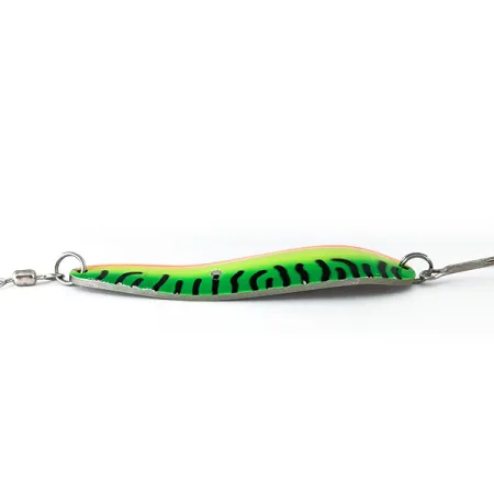 Vintage Gibbs Croc UV, 2oz Fire Tiger fishing spoon #14533