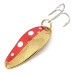 Vintage   Little Cleo Seneca, 1/4oz Gold / Red / White fishing spoon #14540