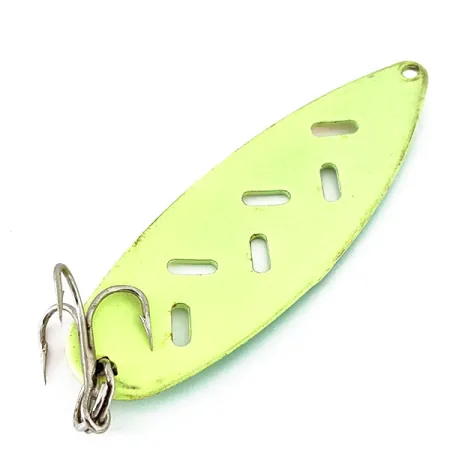 Vintage TODDCO Main Liner Pike UV, 3/5oz Yellow fishing spoon #14558