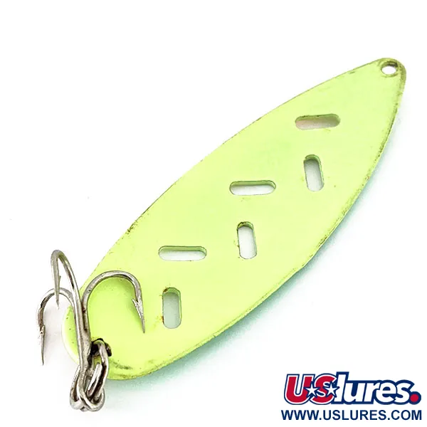 Vintage TODDCO Main Liner Pike UV, 3/5oz Yellow fishing spoon #14558