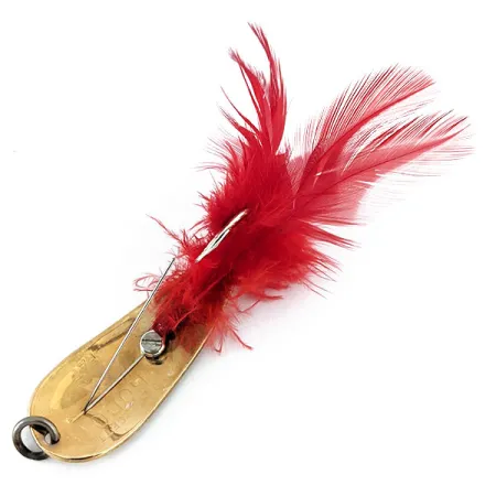 Vintage Tony Accetta HOBO, 2/5oz Gold / Red fishing spoon #14559