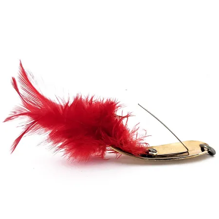 Vintage Tony Accetta HOBO, 2/5oz Gold / Red fishing spoon #14559