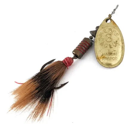 Vintage Mepps Aglia 3 dressed (squirrel tail), 1/4oz spinning lure #14562