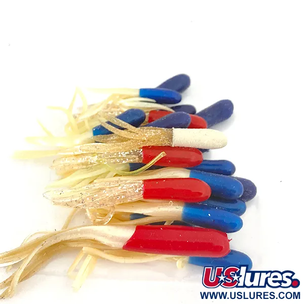 Creme Mini Tail soft bait, Red, Blue, White, Golden, purple fishing #14580