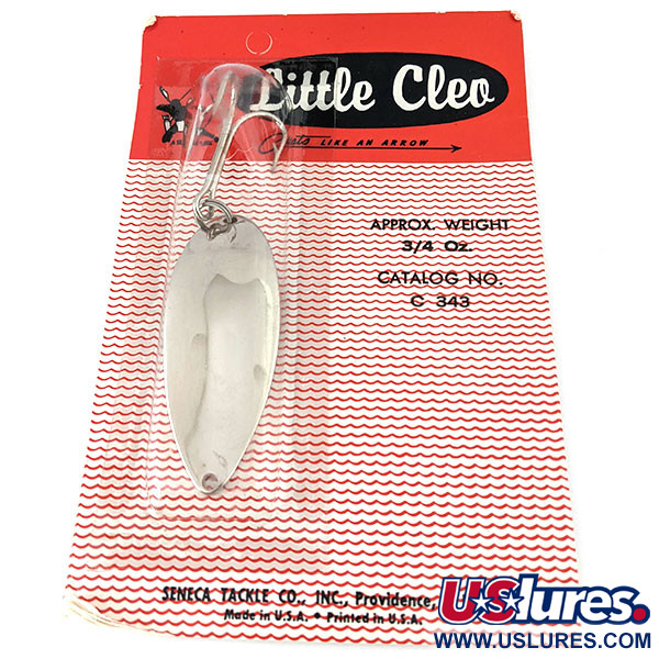  Seneca Little Cleo (Hula Girl), 3/4oz Nickel fishing spoon #14590