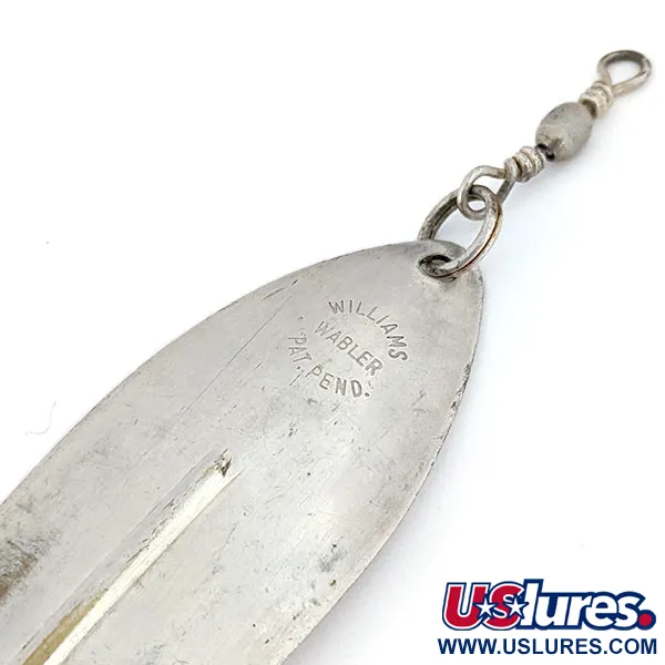 Vintage   Williams Whitefish C80, 1oz Silver fishing spoon #14600