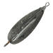 Vintage   Weedless Johnson Silver Minnow, 1/3oz Black fishing spoon #14601