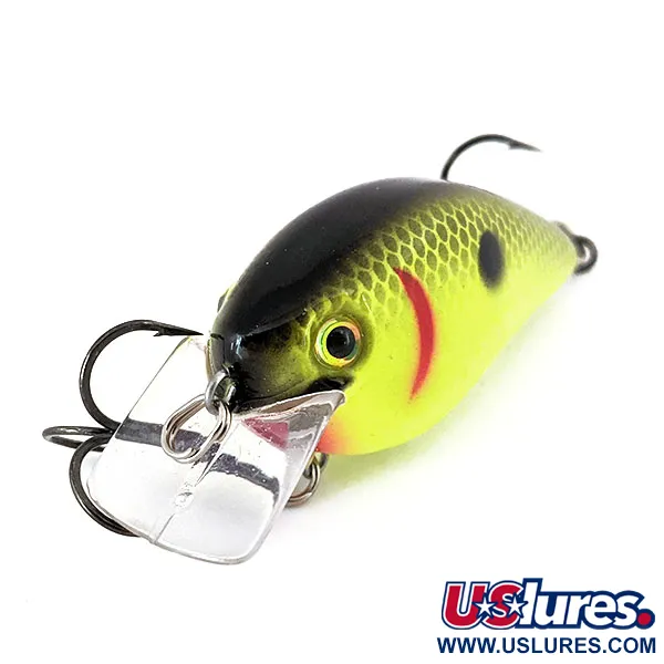 Vintage   Strike King square bill UV, 2/5oz Chartreuse fishing lure #15699