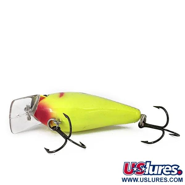 Vintage   Strike King square bill UV, 2/5oz Chartreuse fishing lure #15699
