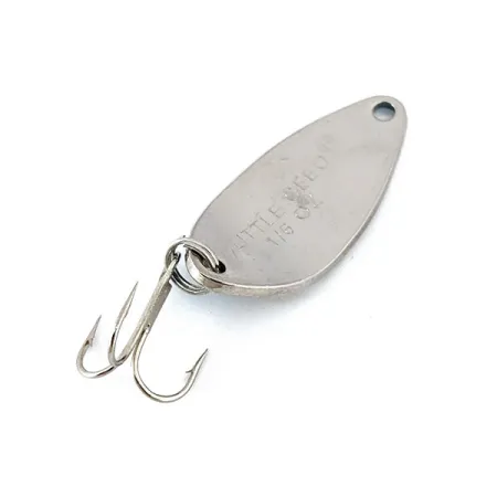 Vintage Acme Little Cleo, 3/16oz Nickel / Blue fishing spoon #14630