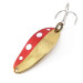 Vintage   Little Cleo Seneca, 1/4oz Gold / Red / White fishing spoon #14646