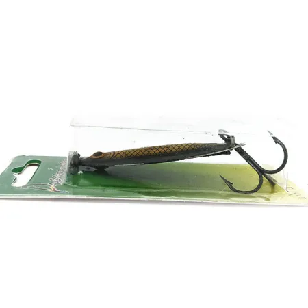 ​Wahoo Key Largo Swim'n Fin Jig Lure, 2/3oz Gold fishing spoon #14665