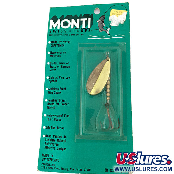   ​Monti Swiss Lures, 2/5oz  spinning lure #14667