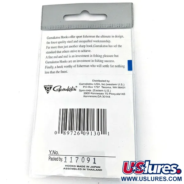 Gamakatsu #1 Hooks, Silver fishing #14668