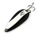 Vintage  Eppinger Dardevle Spinnie, 1/3oz Black / White / Nickel fishing spoon #14686