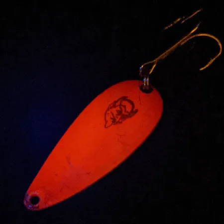 Vintage Eppinger Dardevle Spinnie UV, 1/3oz fishing spoon #14687