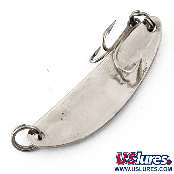 Vintage  Acme Side-Winder S180, 1/8oz Nickel fishing spoon #14692