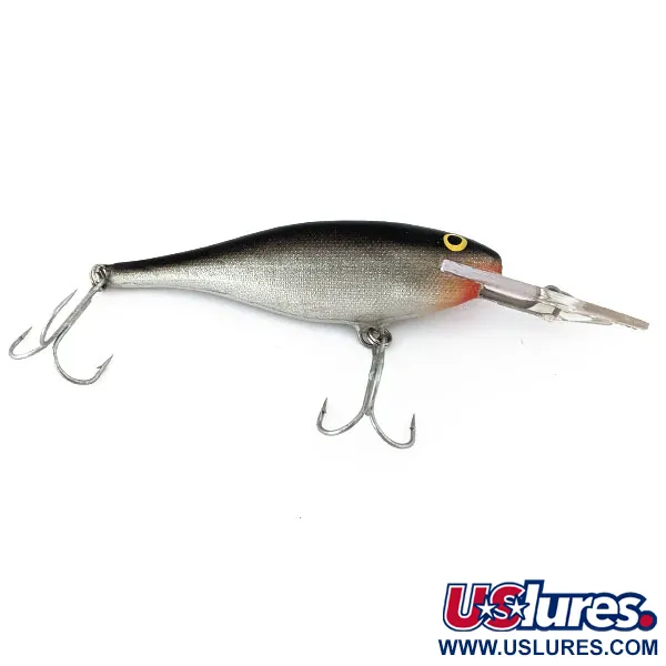 Vintage   Rapala Shad Rap Deep Runner 09, 3/5oz S (Silver) fishing lure #16212