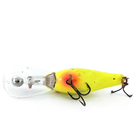 Vintage Mann's Bait  Mann's Deep Hog , 3/4oz Yellow fishing lure #14714