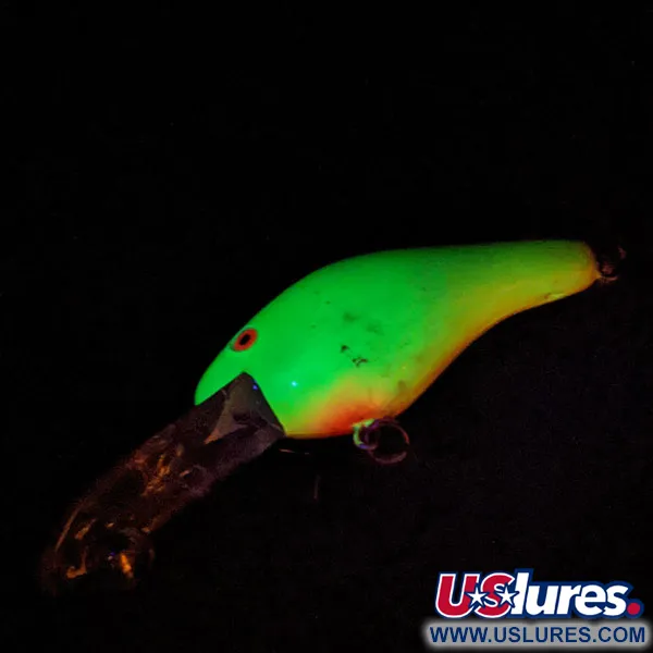 Vintage Mann's Bait  Mann's Deep Hog , 3/4oz Yellow fishing lure #14714