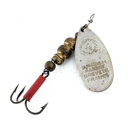 Vintage Vintage Mepps Comet 4 (1960s), 2/5oz Silver spinning lure #14719