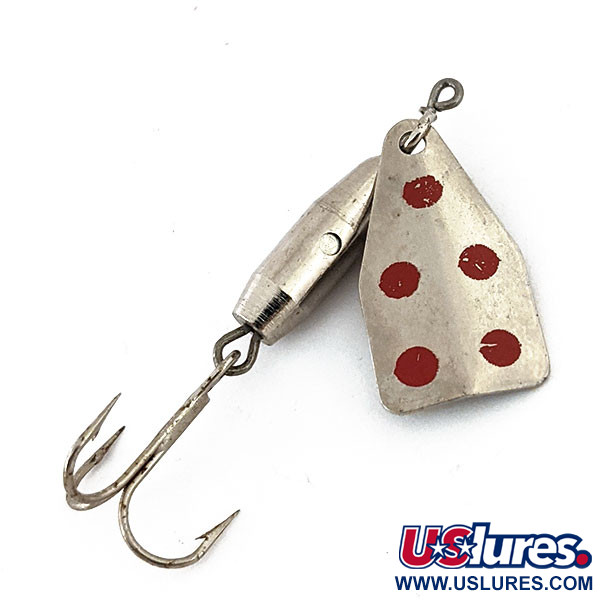 Vintage  Jake's Lures Jake's Stream-a-Lure, 3/16oz Silver spinning lure #14724