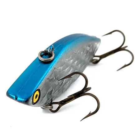 Vintage Strike King Diamond Shad, 1/2oz Silver fishing lure #14726