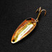 Vintage  Acme Wonderlure, 1/32oz Gold fishing spoon #14727