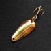 Vintage  Acme Wonderlure, 1/32oz Gold fishing spoon #14727