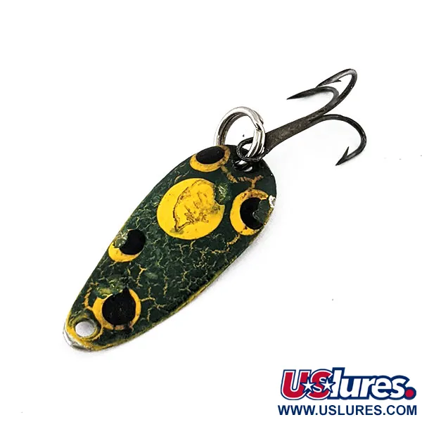 Vintage  Eppinger Dardevle Skeeter, 1/32oz Frog / Nickel fishing spoon #14742