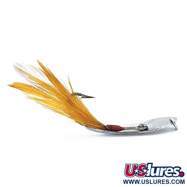 Vintage Luhr Jensen Reflecto 1, 3/16oz Nickel fishing spoon #14744