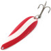 Vintage   Weber, 3/5oz Red / White / Nickel fishing spoon #14748