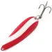Vintage   Weber, 3/5oz Red / White / Nickel fishing spoon #14748