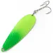 Vintage   Weber UV, 1/2oz Chartreuse / Nickel fishing spoon #14750