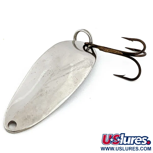 Vintage  Seneca Little Cleo (Hula Girl), 1/3oz Nickel fishing spoon #14763