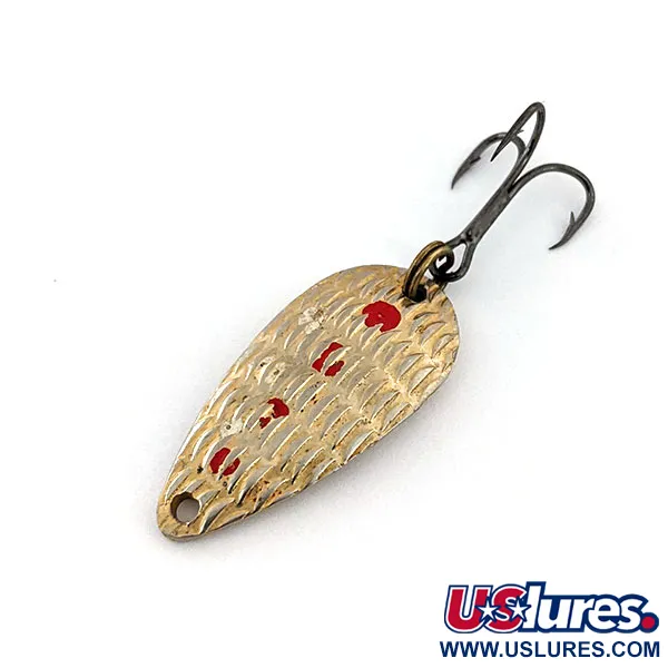 Vintage   Thomas Cyclone, 1/8oz Gold fishing spoon #14768