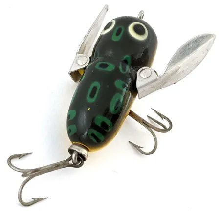Vintage Heddon Tiny Crazy Crawler , 1/4oz Frog fishing lure #14782