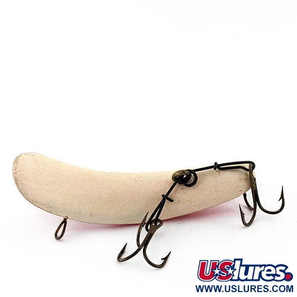 Vintage Yakima Bait FlatFish F7, 1/8oz Red / White fishing lure #14783