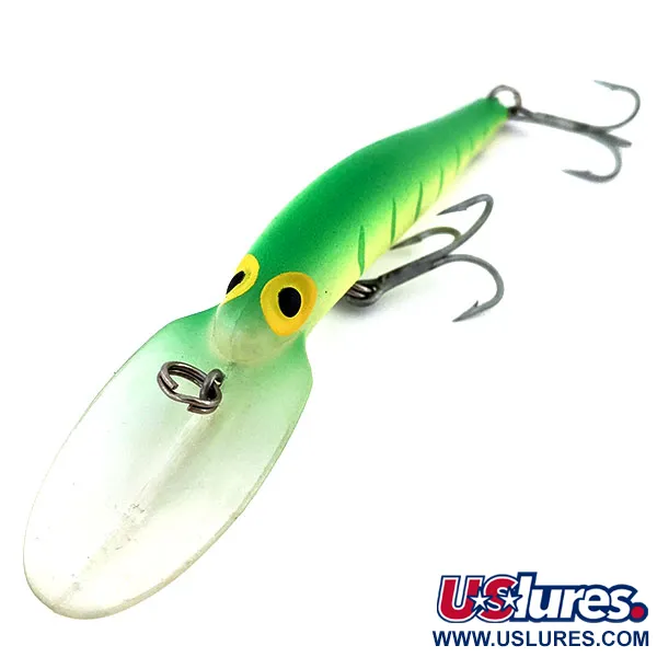 Vintage   Storm Deep Thunder Stick Mad Flash Glow, 2/3oz Chartreuse Glow in Dark fishing lure #14789