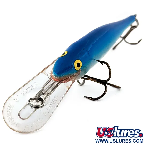 Vintage   Rapala Shad Rap Deep Runner 09, 3/5oz B (Blue) fishing lure #16213
