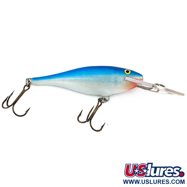 Vintage   Rapala Shad Rap Deep Runner 09, 3/5oz B (Blue) fishing lure #16213
