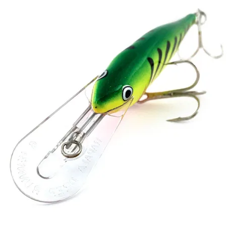 Vintage Rapala Shad Rap Deep Runner 09, 3/5oz FT (Fire Tiger) fishing lure #14791