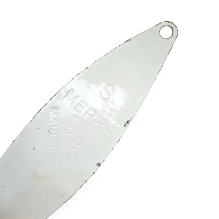 Vintage Mepps Syclops 1, 2/5oz White fishing spoon #14807