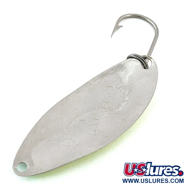 Vintage  Seneca ​Little Cleo (Hula Girl) trolling spoon UV, 3/16oz  fishing spoon #14834