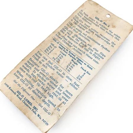 GIL-O, 1/2oz fishing spoon #14849